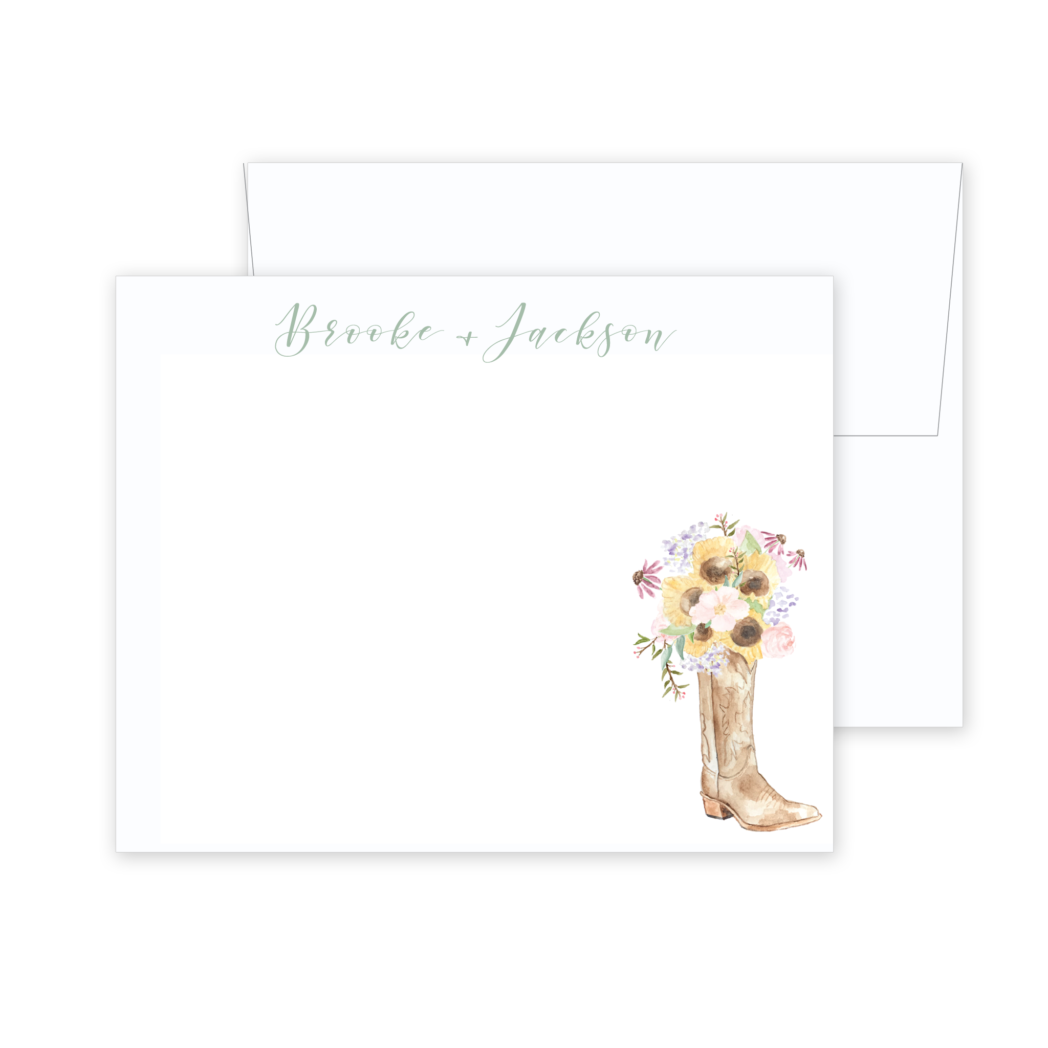 Cowboy Boot Stationery