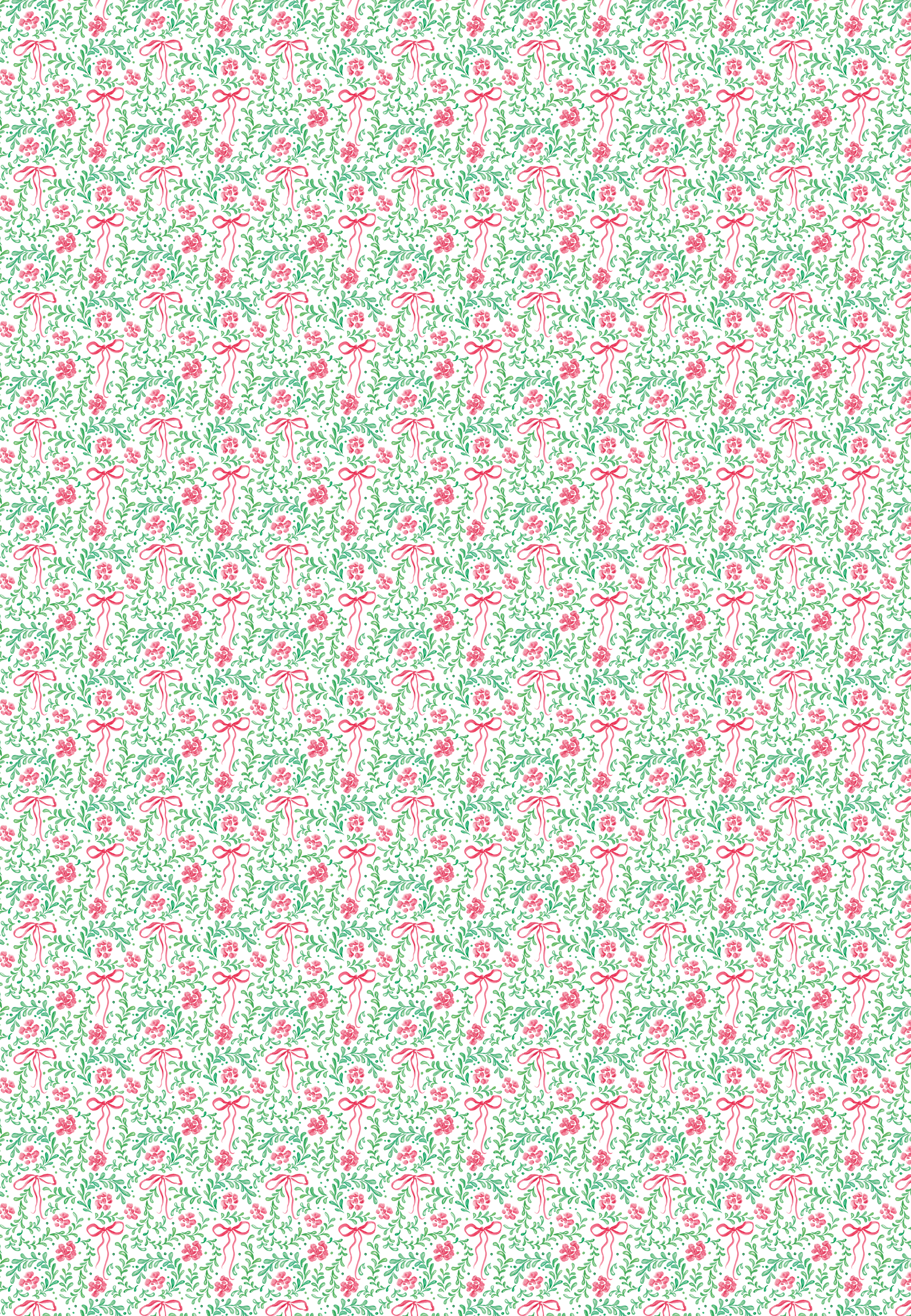 Tied with a Bow Wrapping Paper