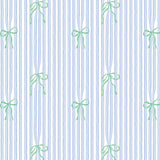 Bow Stripes Wallpaper