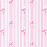 Bow Stripes Wallpaper