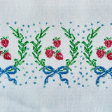 Strawberry Bolster Pillow Canvas