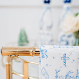Winter Wonderland Toile Tea Towel
