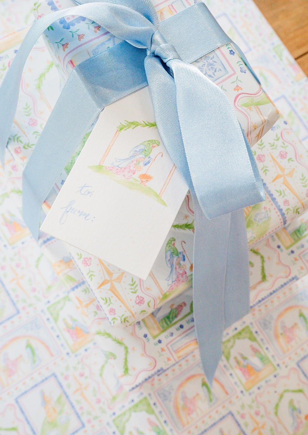 Journey to the Star (Nativity) Wrapping Paper