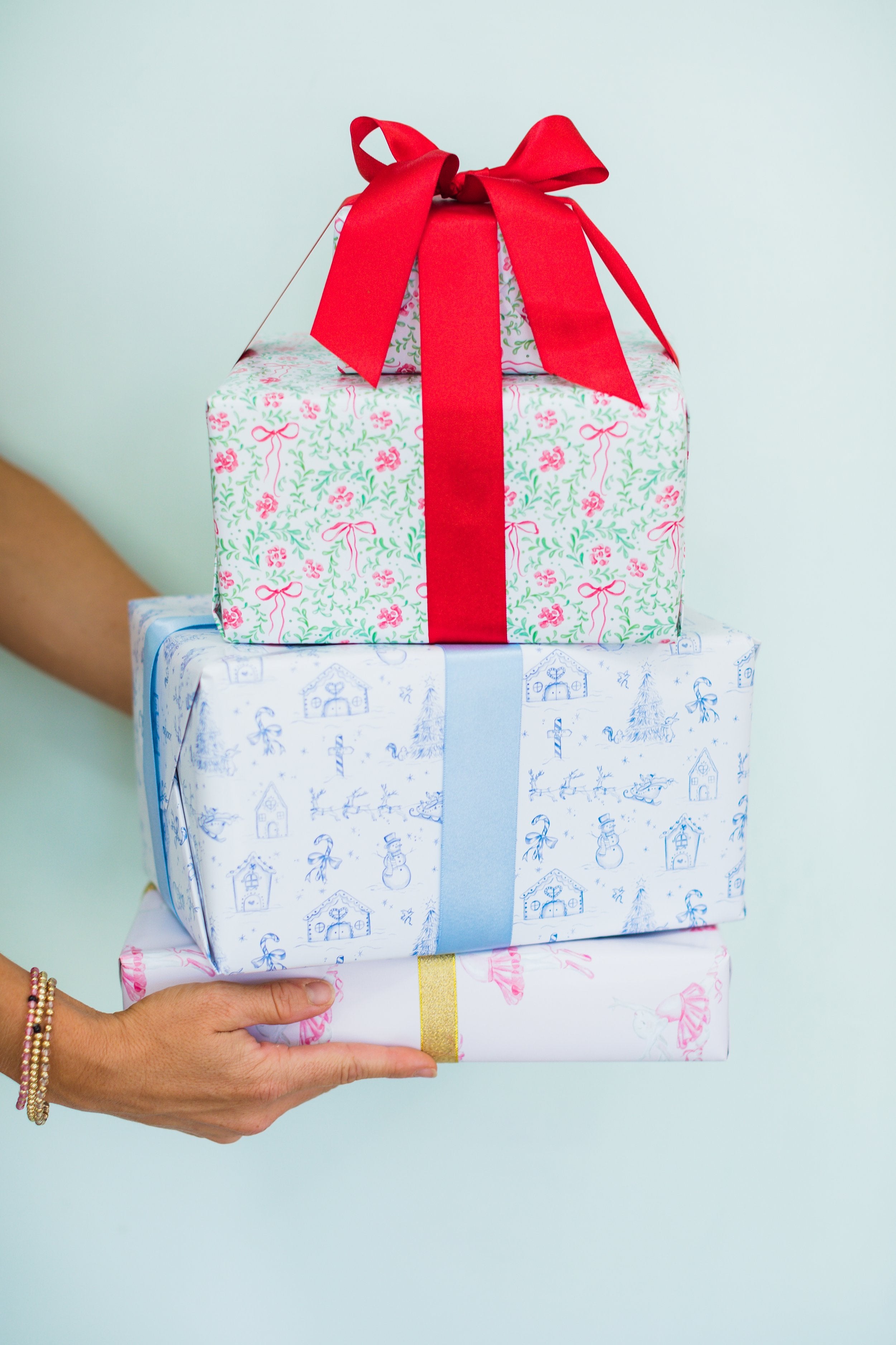 Winter Wonderland Toile Wrapping Paper