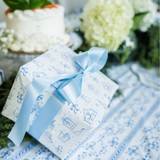 Winter Toile Wrapping Paper