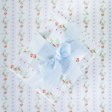 Floral Stripe Wrapping Paper