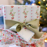 Floral Stripe Wrapping Paper