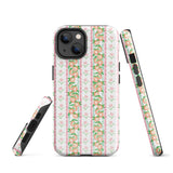 iPhone Case: Citrus Trellis in Clementine-665F6814A2217_iPhone-15-Pro-Max