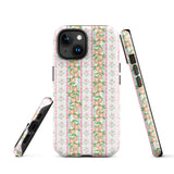 iPhone Case: Citrus Trellis in Clementine-665F6814A2217_iPhone-15-Pro-Max