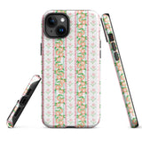 iPhone Case: Citrus Trellis in Clementine-665F6814A2217_iPhone-15-Pro-Max