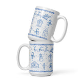 Winter Toile Mug