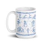 Winter Toile Mug