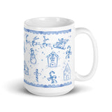 Winter Toile Mug
