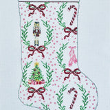 Christmas Paper Stocking Canvas