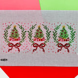 Christmas Trees Pillow Canvas