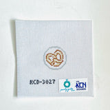 Pretzel Key Fob Insert Canvas