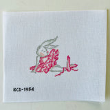 Resting Ballet Bunny Canvas