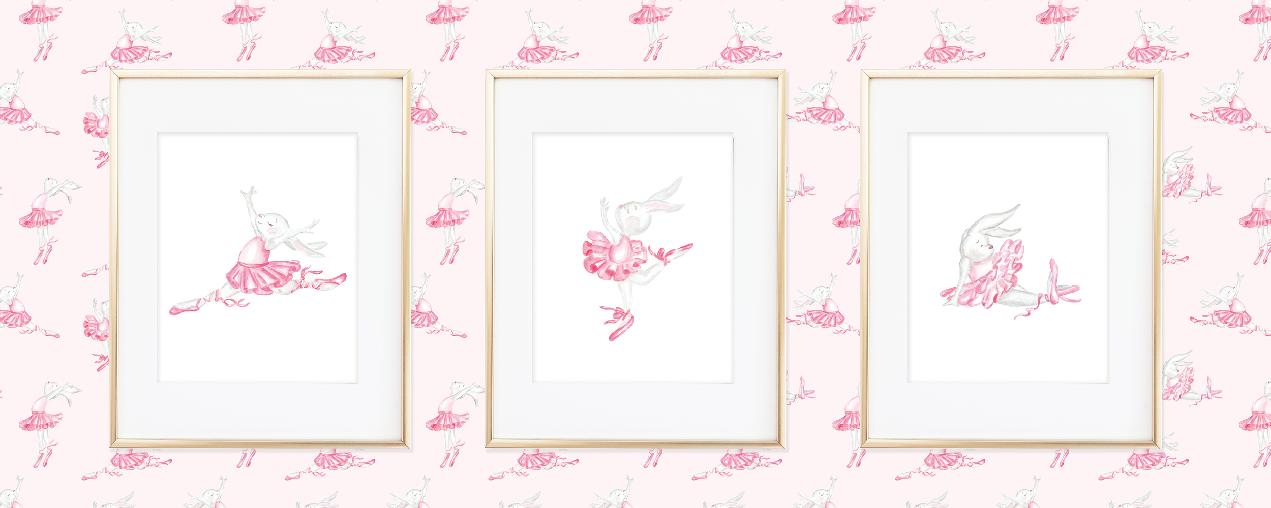 Ballet Bunny Leap Art Print-SQ6925719