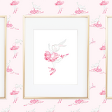 Ballet Bunny Leap Art Print-SQ6925719