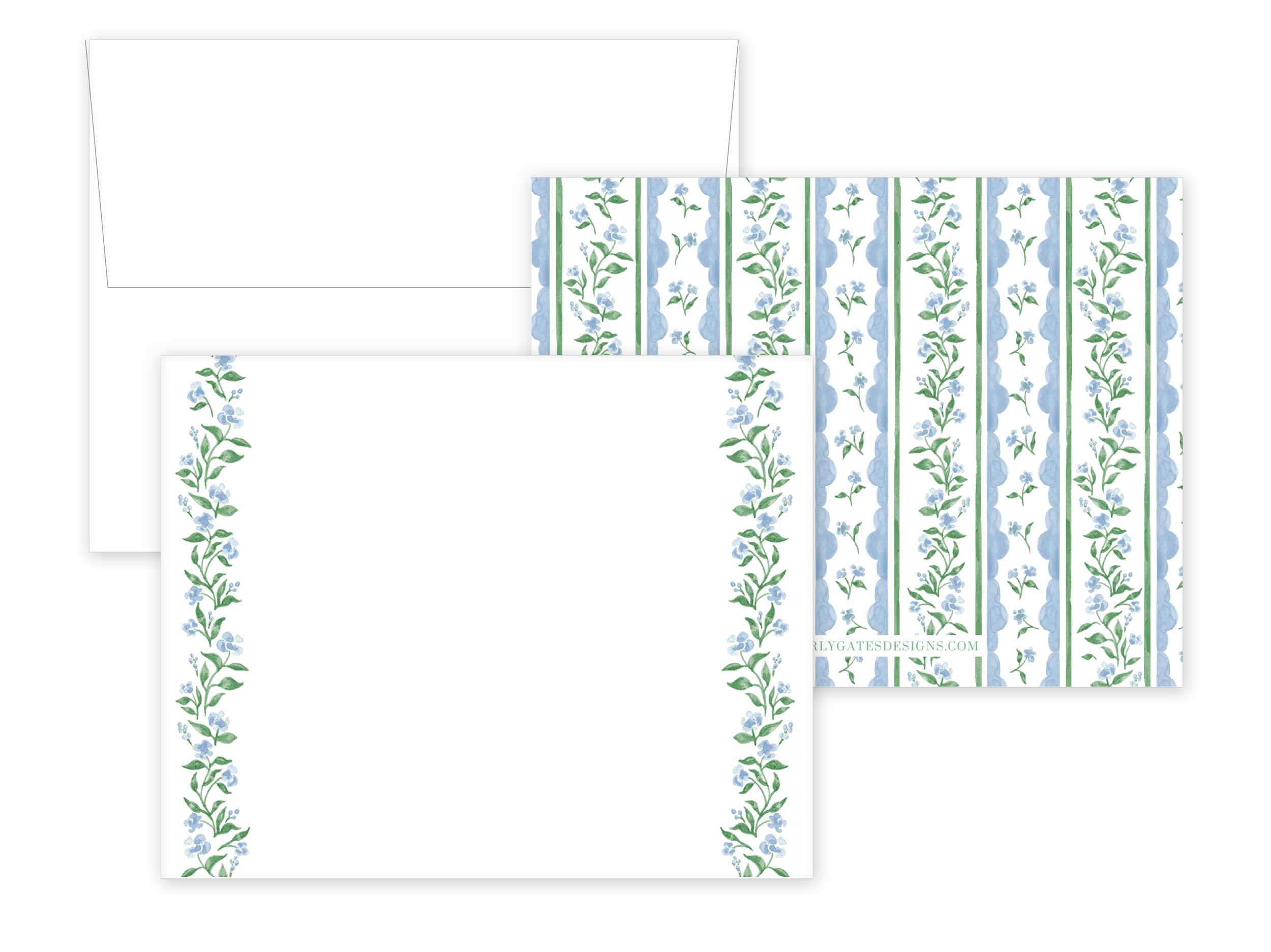 Blue Vine Stationery-SQ5825700