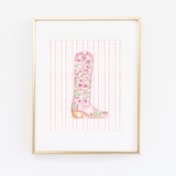 Pink Breast Cancer Awareness Boot-SQ9334536