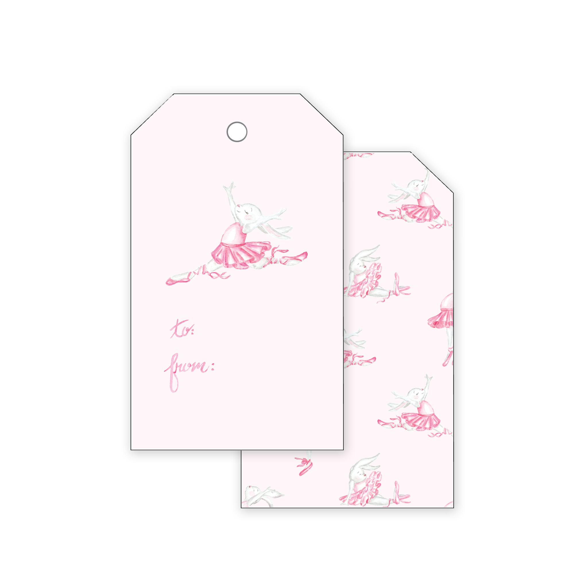 Ballet Bunny Gift Tags