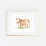 Cow Art Print-SQ0983728