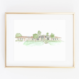 Custom Home Watercolor-SQ5417310