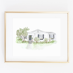 Custom Home Watercolor-SQ5417310