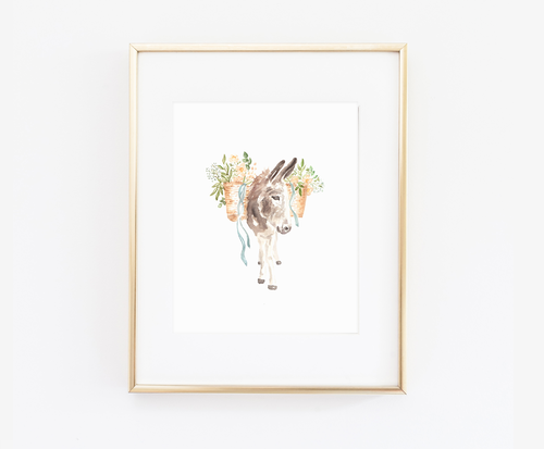 Donkey Art Print-SQ0555103