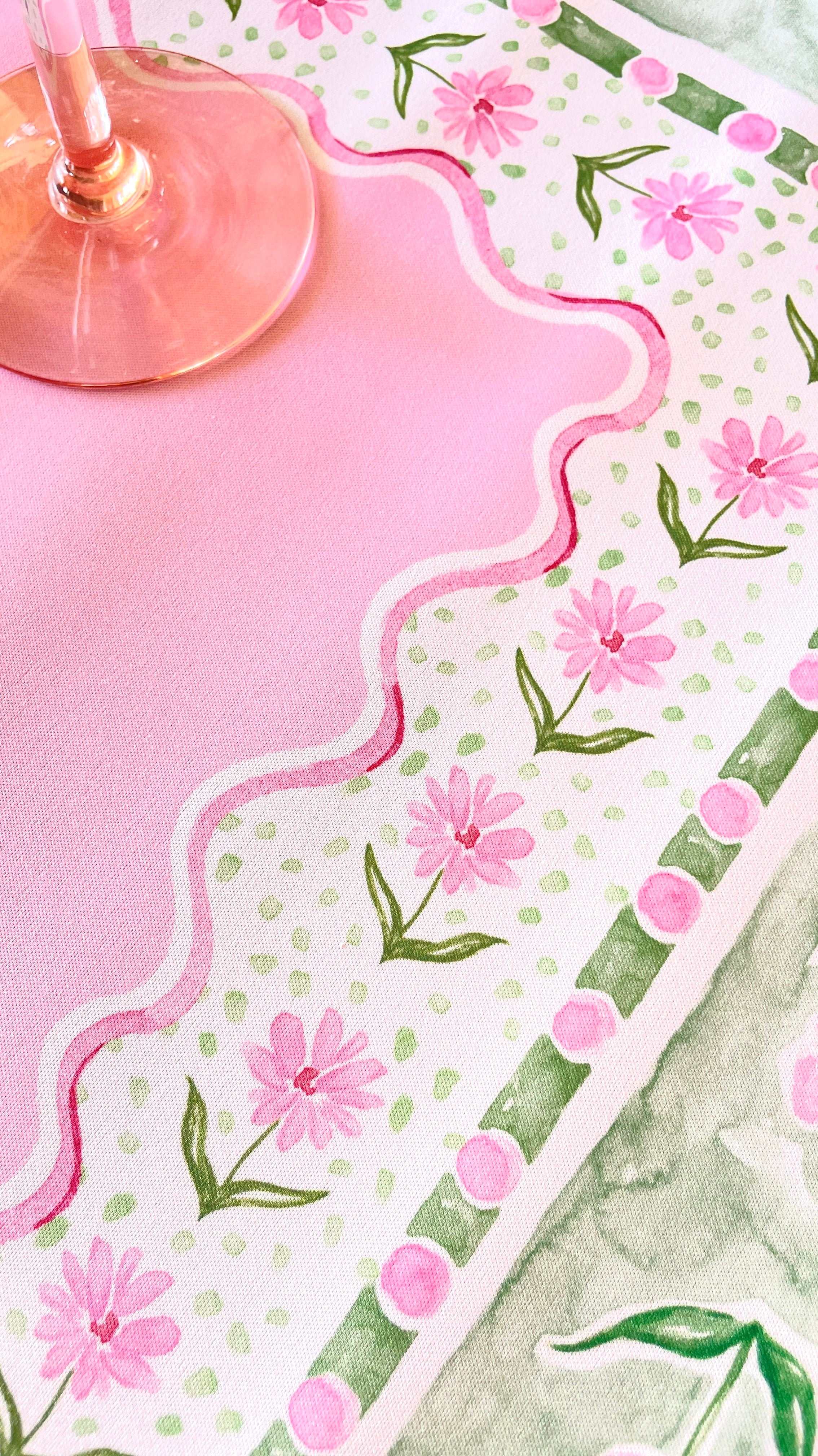 Garden Party Play Mat in Pink