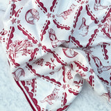 Maroon Gameday Silk Scarf