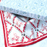 Red & Black Gameday Silk Scarf