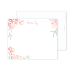 Watercolor Peony Stationery