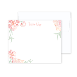 Watercolor Peony Stationery