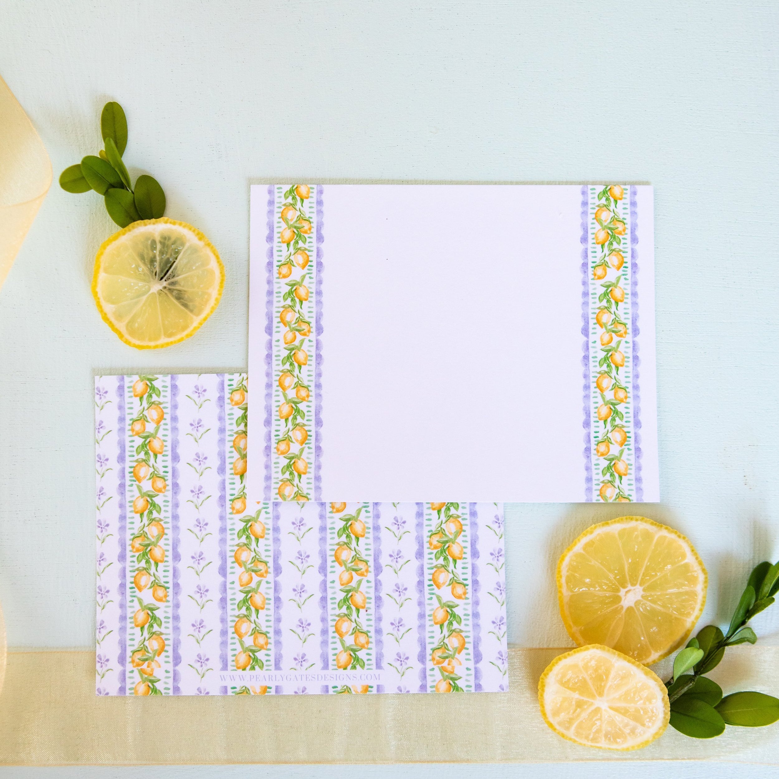 Lavender Lemon Stationery-SQ9790817