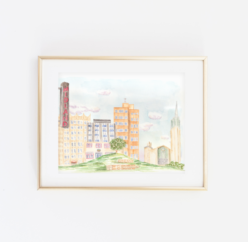 Midland Downtown Art Print-SQ3663368