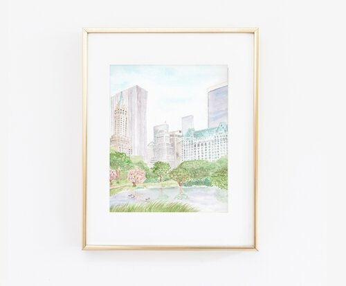 New York Central Park Art Print-SQ1384755