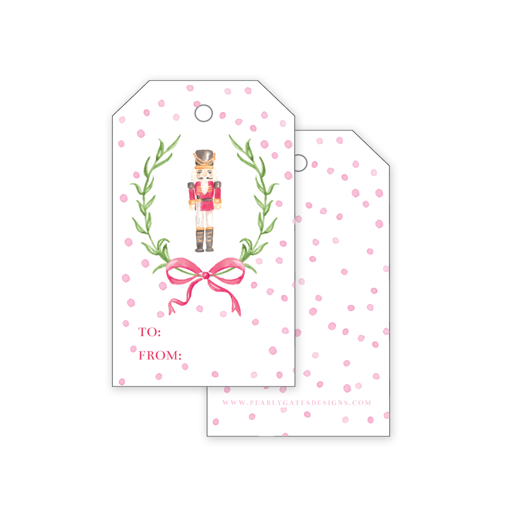 Nutcracker Christmas Gift Tags