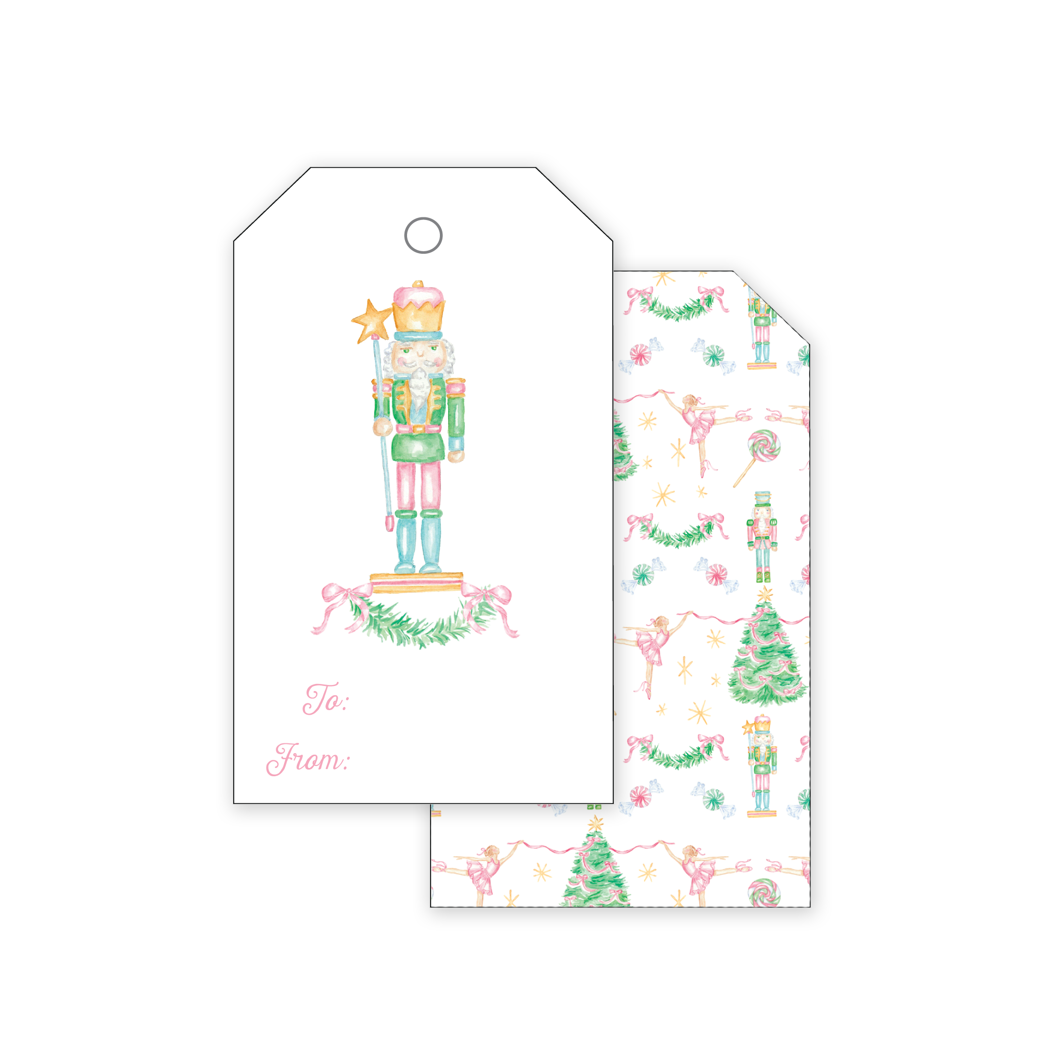 Land of Sweets Nutcracker Gift Tags