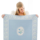 Floral Trellis Play Mat in Blue