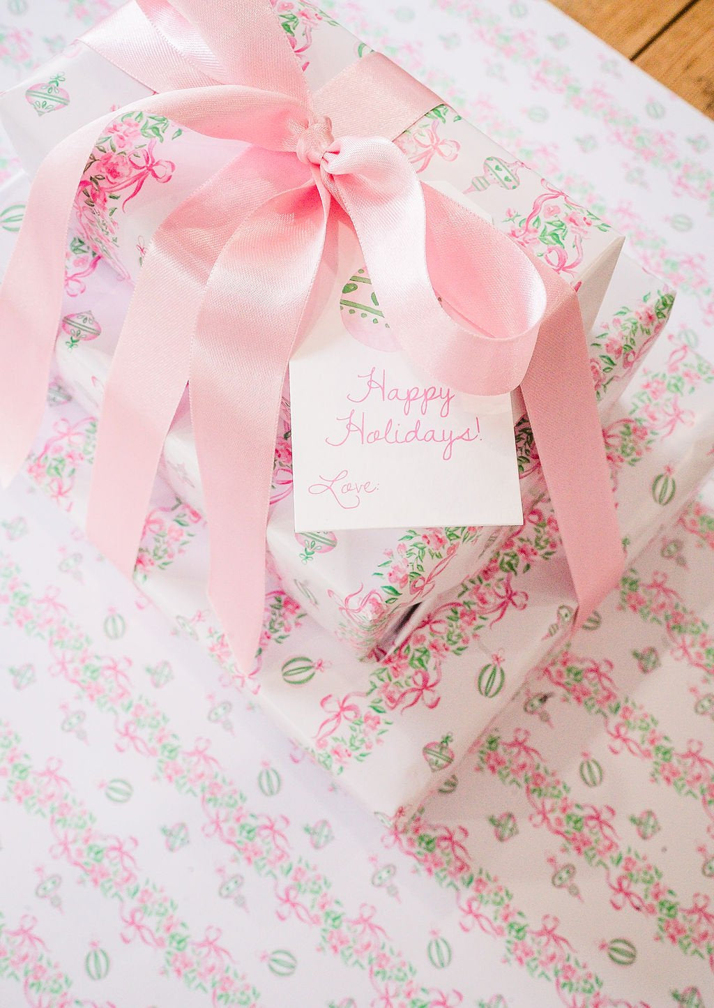 Dreaming of a Pink Christmas Wrapping Paper