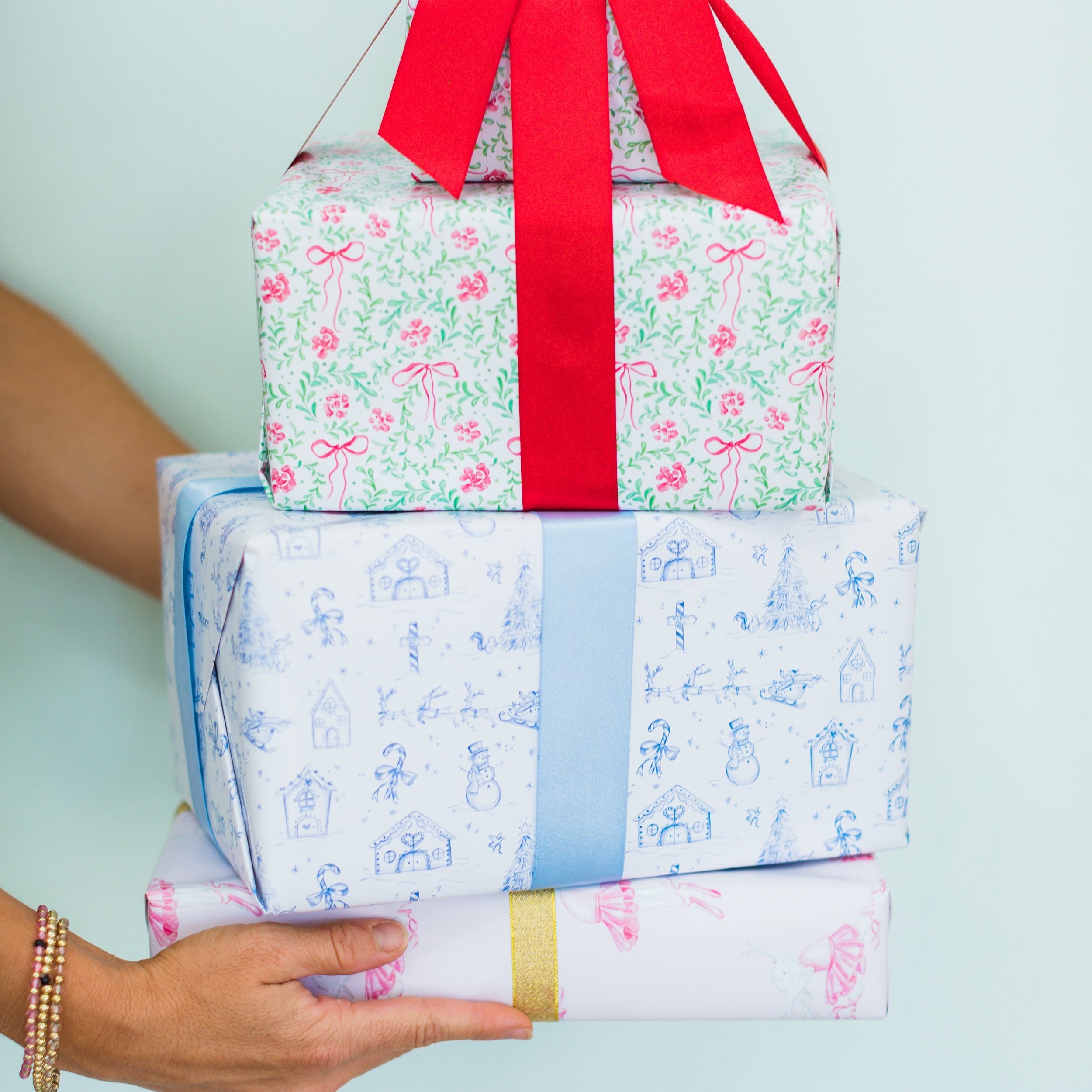 Sugarplum Bunny Wrapping Paper