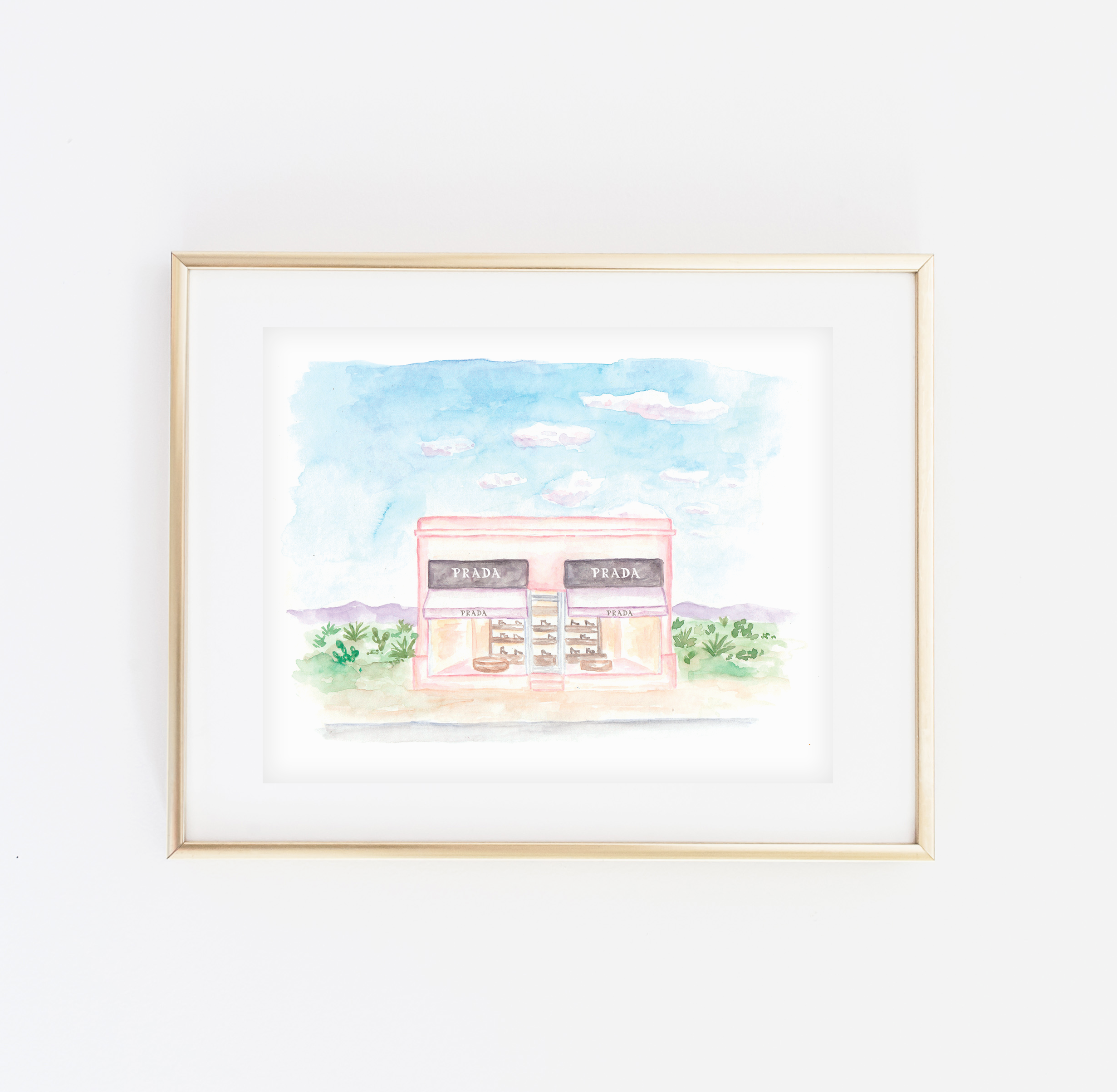 Prada Marfa Watercolor-SQ2620058