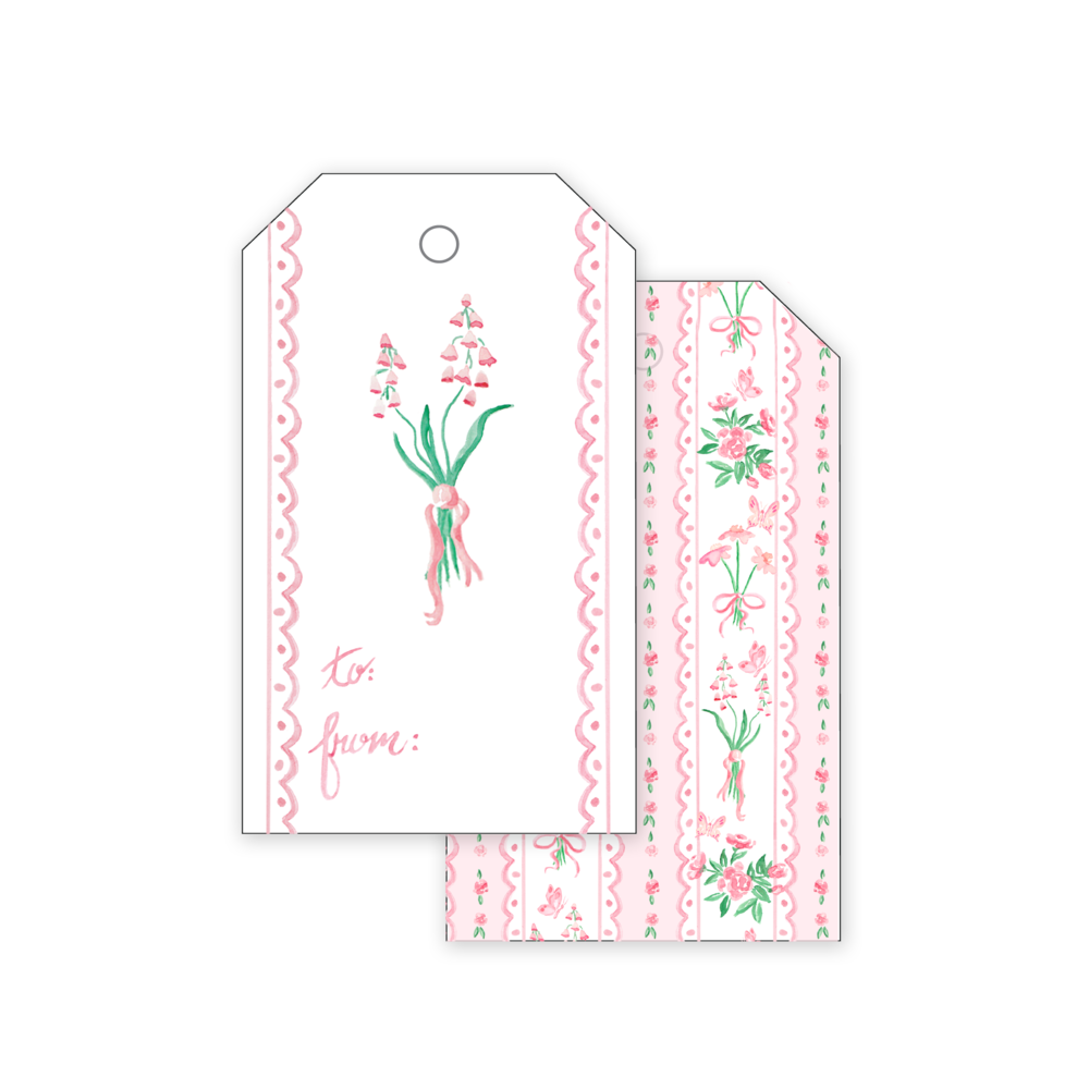Pretty in Pink Christmas Gift Tags