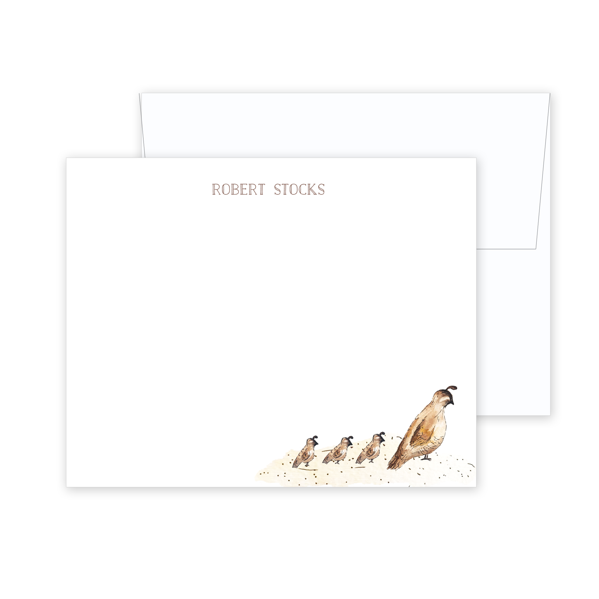 Quail Stationery