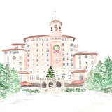 Broadmoor Watercolor Art Print