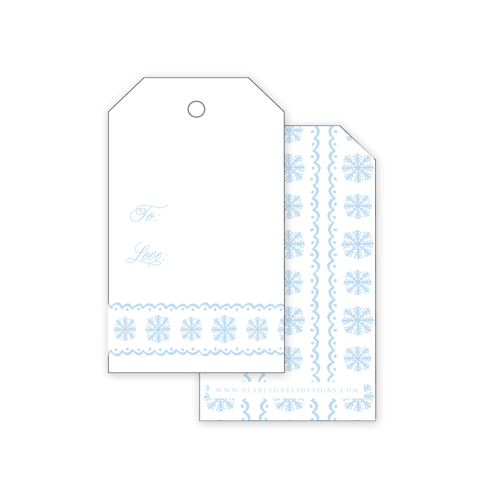 Snowflake Gift Tags