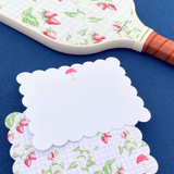 Red Cap Scalloped Stationery