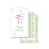 Bow Stripes Gift Tags